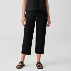Eileen Fisher Stretch Crepe Crop